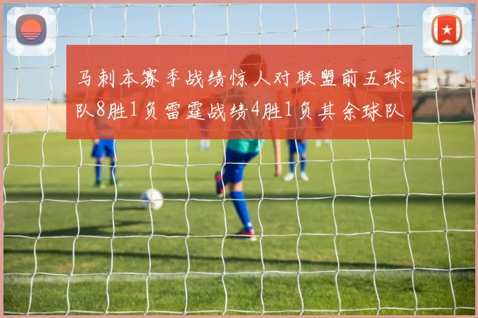 马刺本赛季战绩惊人对联盟前五球队8胜1负雷霆战绩4胜1负其余球队全胜